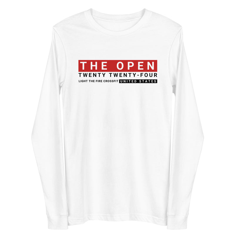 Light The Fire CrossFit The Open 2024 Long Sleeve Tee