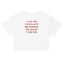 Mighty Warrior Murph 2024 Women’s Cropped Tee