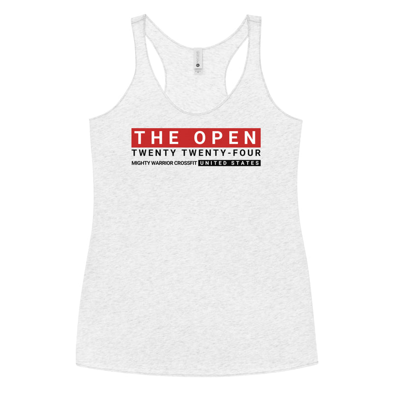 Mighty Warrior CrossFit The Open 2024 Women's Racerback Tank