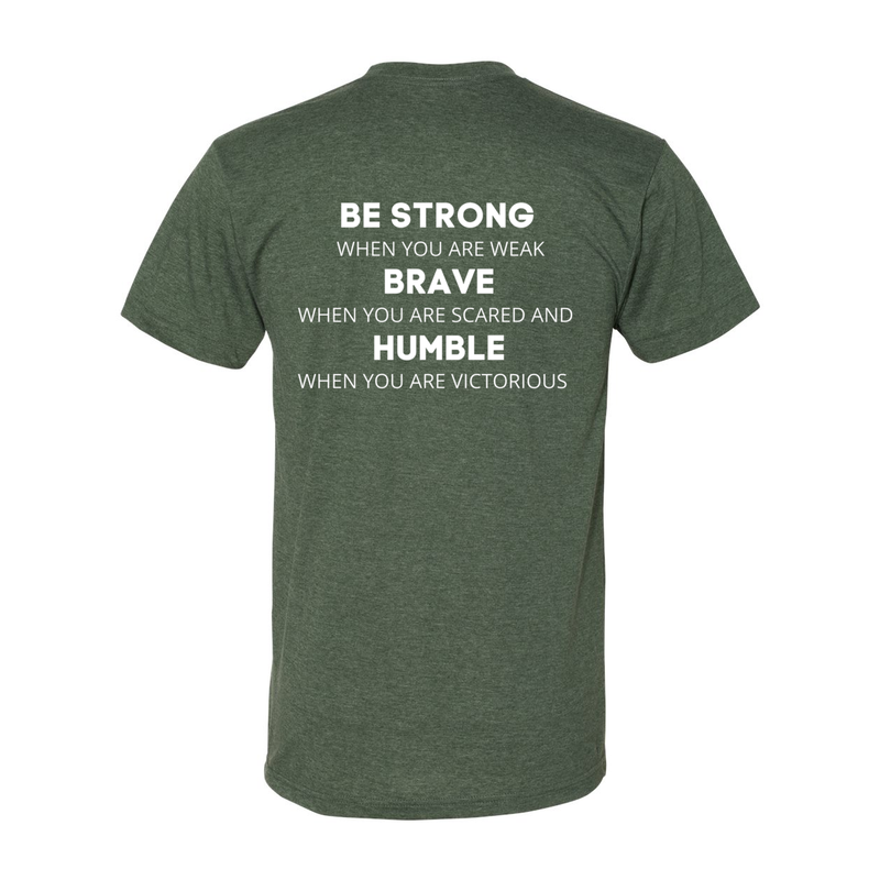 CrossFit Shift Strong Brave Humble 50/50 Tee