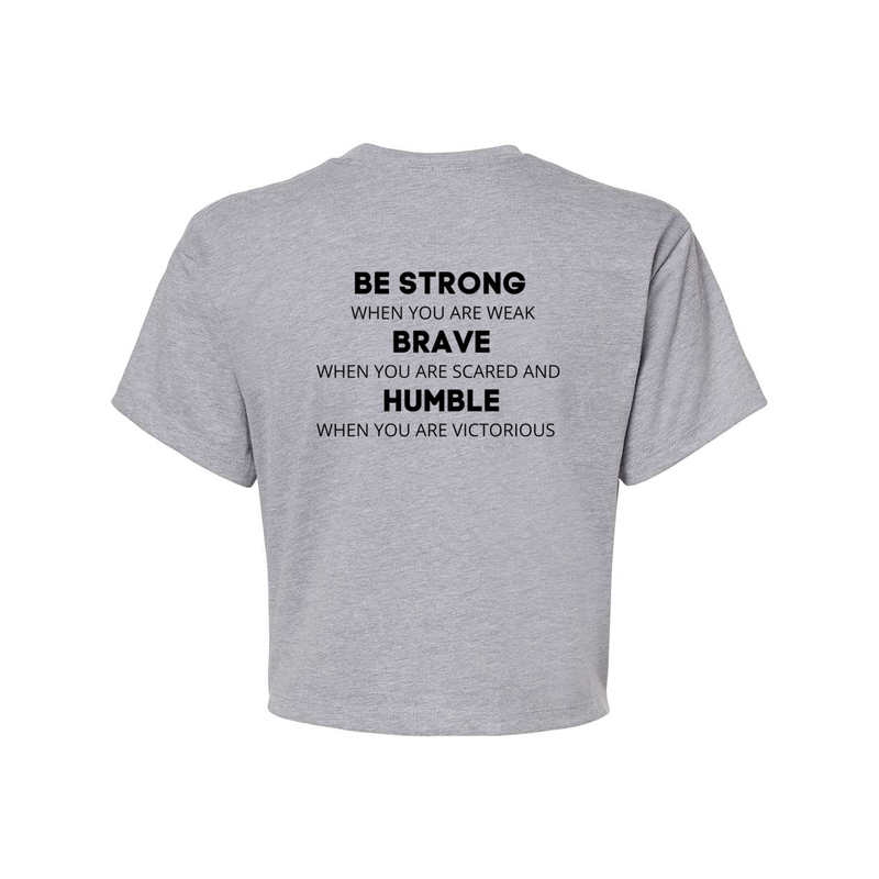CrossFit Shift Strong, Brave, Humble Crop Top