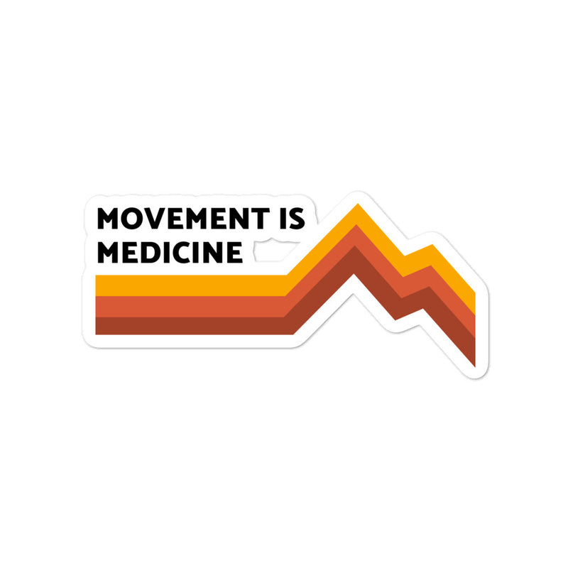 Primary Prevention Physiotherapy Movement is Medicine Sticker