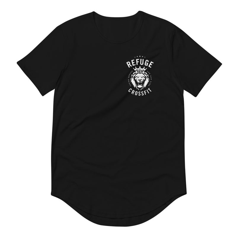 Refuge CrossFit Lion Men's Curved Hem T-Shirt