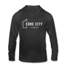 Core City Fitness Basic Hooded Long-Sleeve - heather black