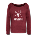 Targhee Athletics Wideneck Crew - Women's - cardinal triblend