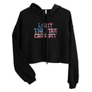 Light The Fire CrossFit American Crop Hoodie