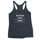 CrossFit Shift Strong, Brave, Humble Racerback Tank
